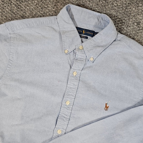 Ralph Lauren Other - Ralph Lauren Oxford Shirt Slim Fit Long Sleeve Button Down Light Blue L
